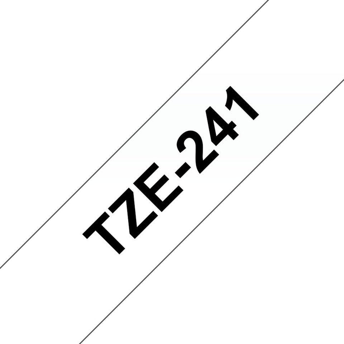 TZe241, Black on white, TZe,