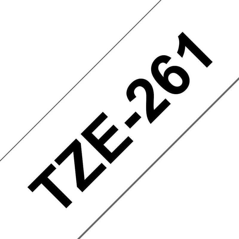 LAMINATED 8M BLACK ON WHITE
