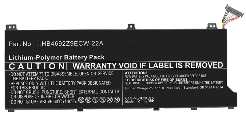46.20Wh 7.7V 6000mAh
