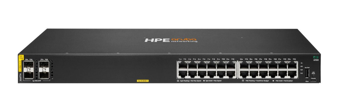Aruba 6100 24G Class4 PoE