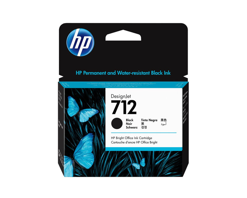 712 80-ml Black DesignJet Ink
