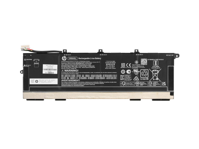 53.2Wh 3.45Ah for HP laptops