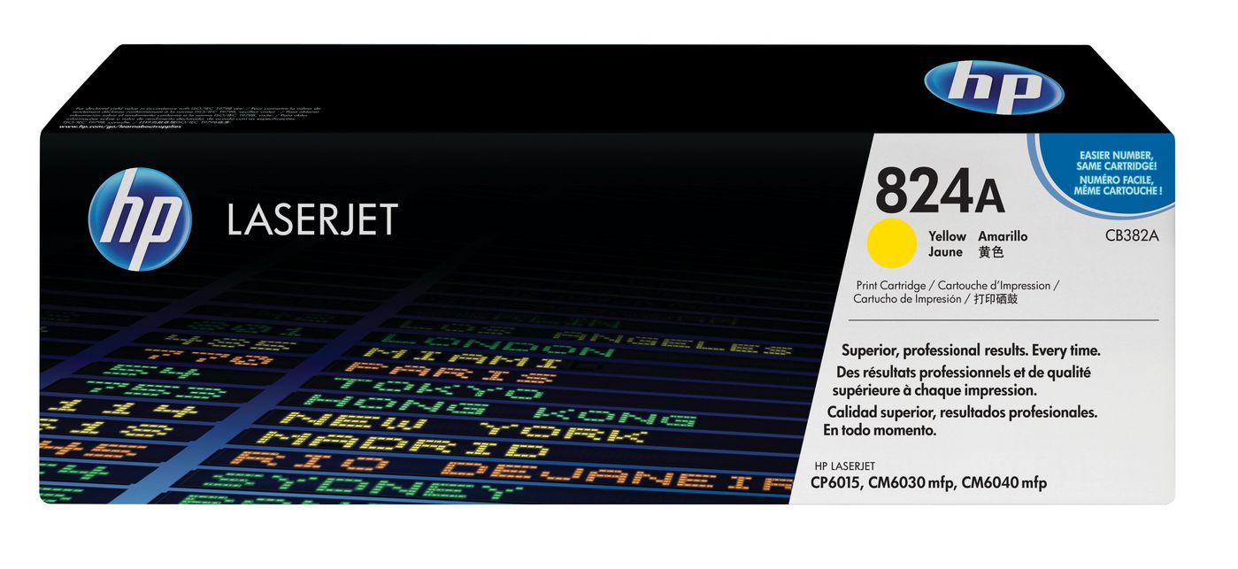824A, 21000 pages, Yellow, 1