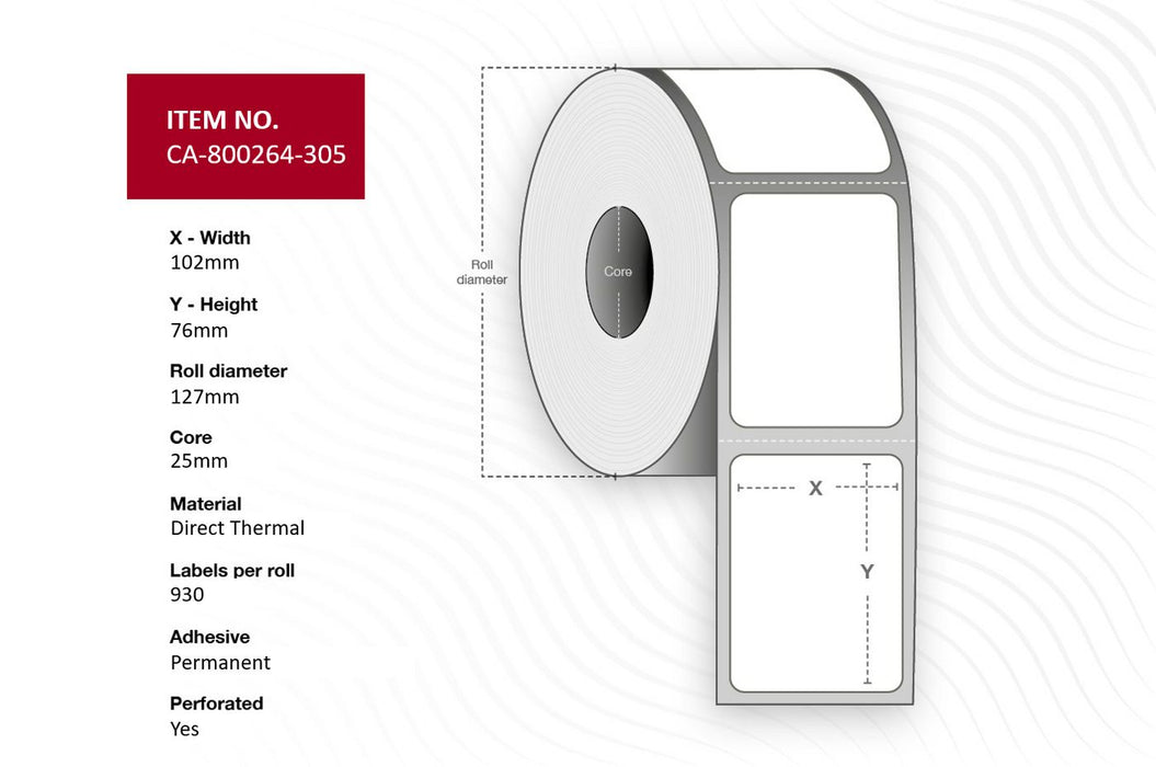 Direct Thermal, Paper,