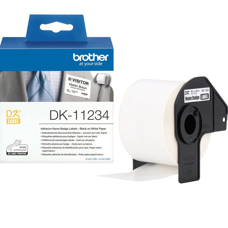 Self-adhesive printer label