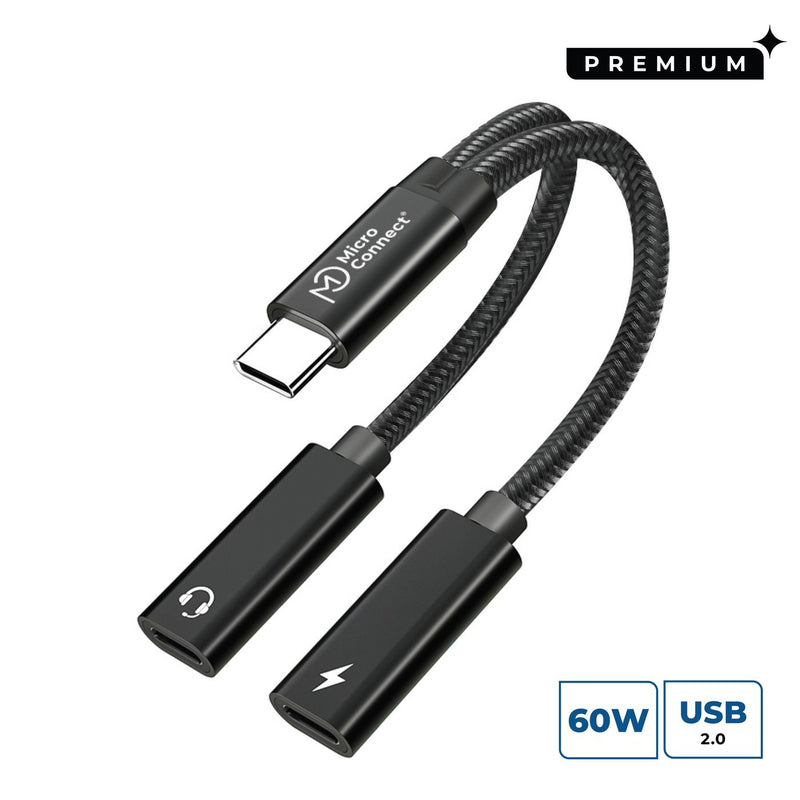 USB-C Female Adapter, Black