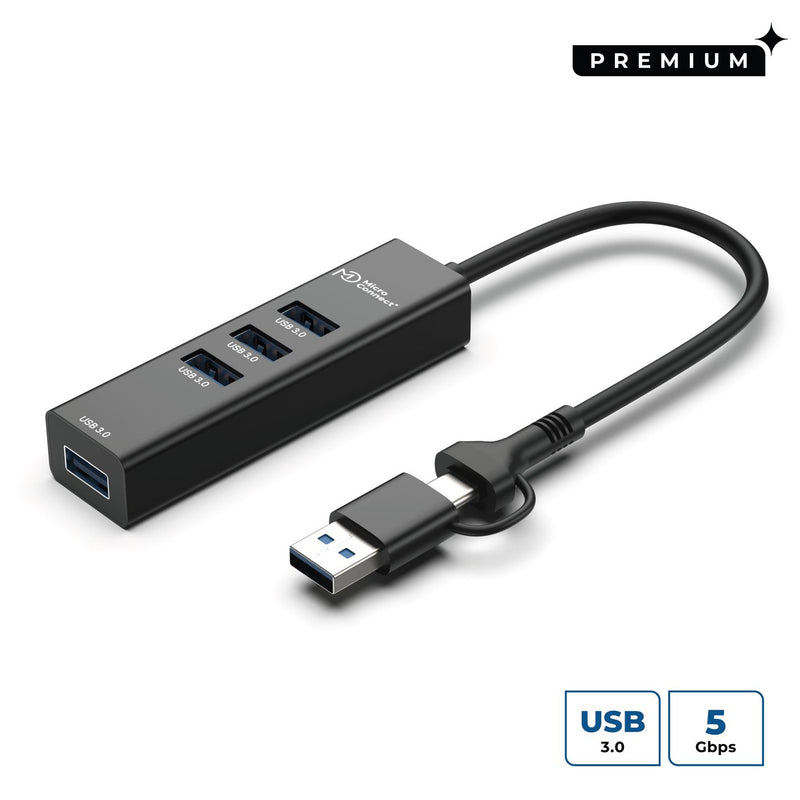 with USB-C & A connectors,