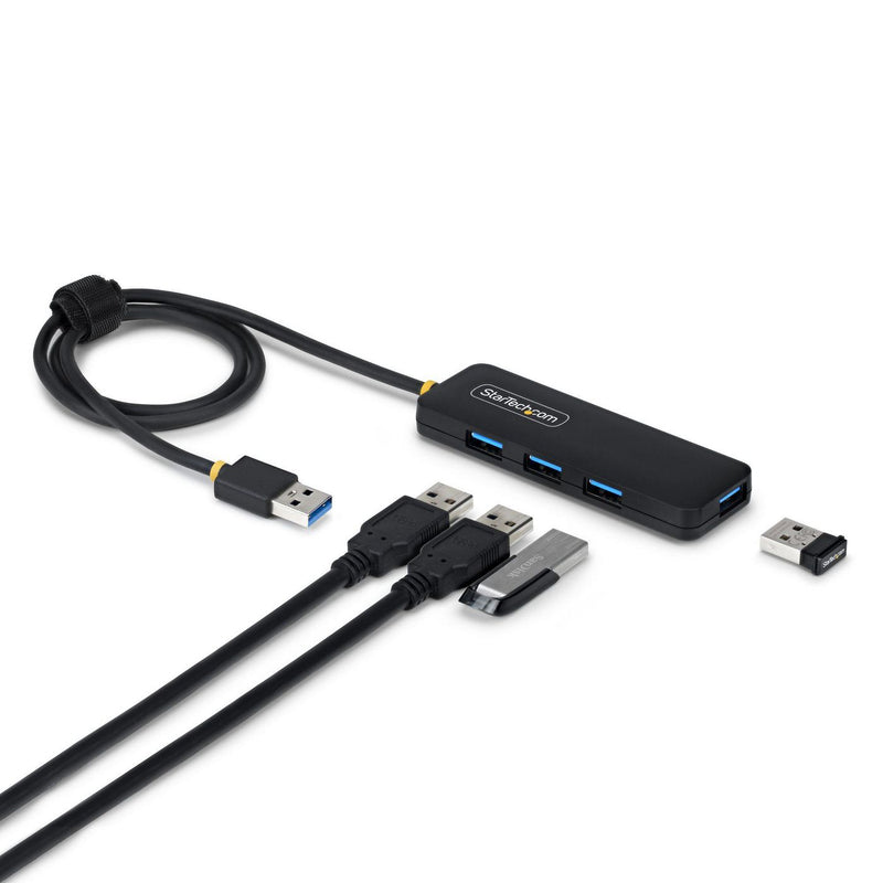 Powered, Usb-A To 4X Usb-A