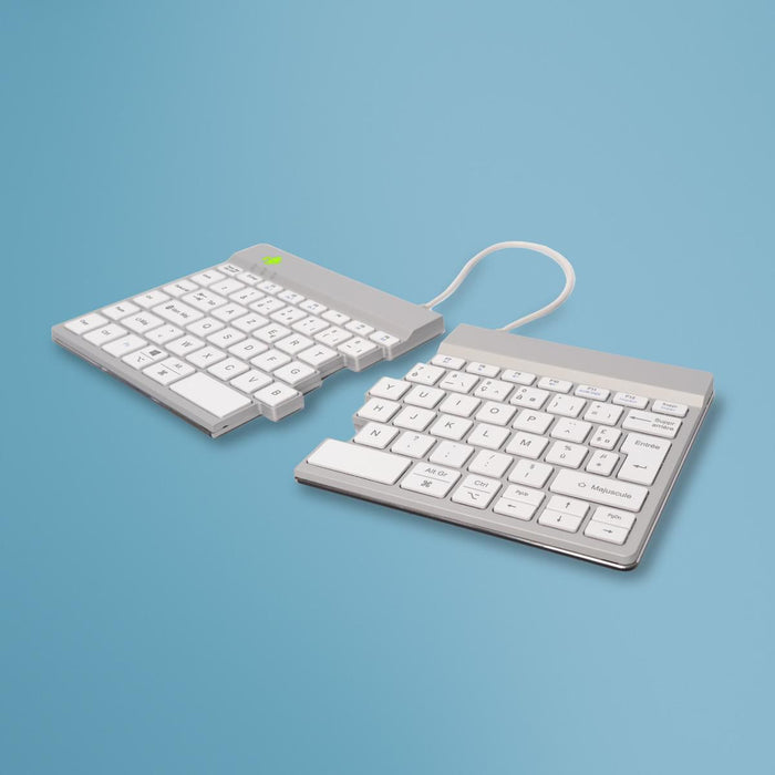 AZERTY (FR), bluetooth, white
