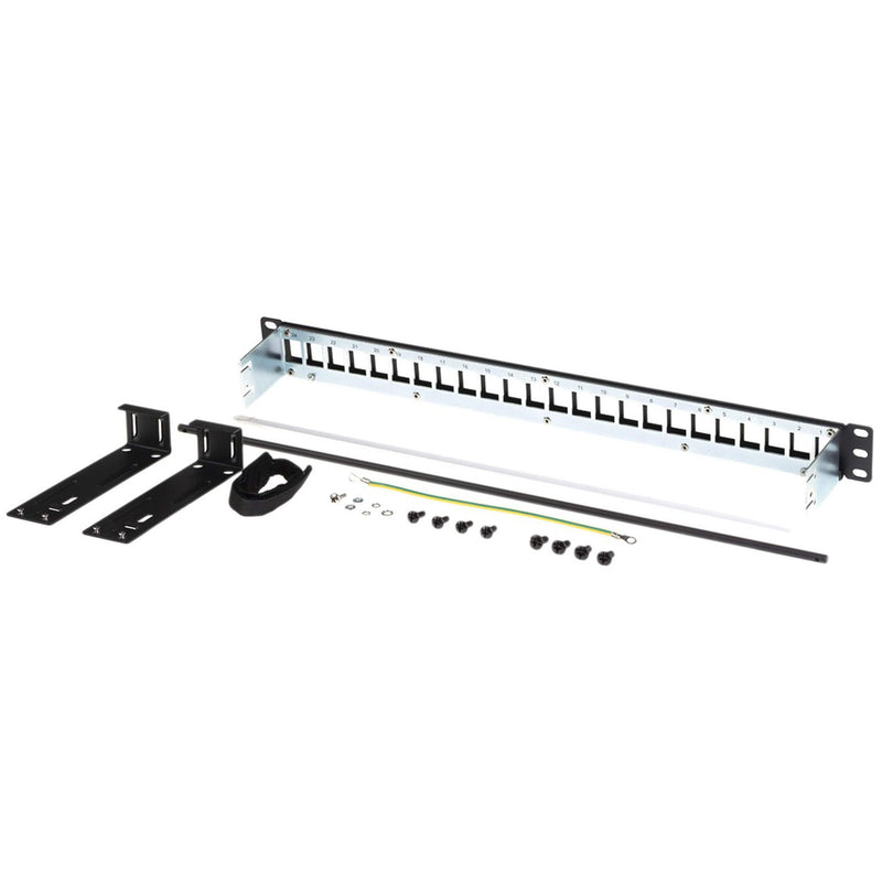 PANEL24-P 1U BLACK