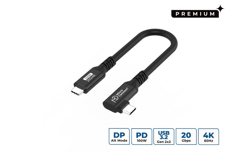 0.15m, 100W, 20Gbps, USB 3.2