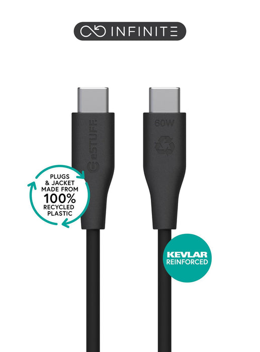 Cable 1m Black. PVC Free