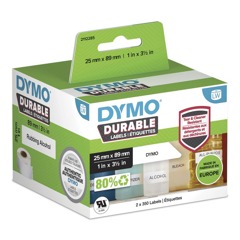 Self-adhesive printer label