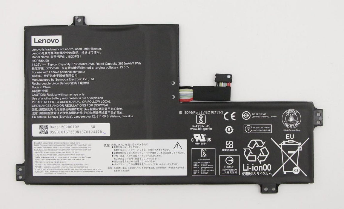 battery, 11.25V, 3-cell