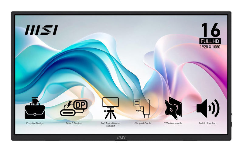 Monitor Black 39.6 Cm (15.6")