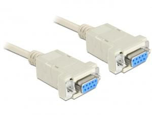 RS-232 Kabel Seriell D-Sub 9 Buchse zu Buchse 1,8 m Nullmodem