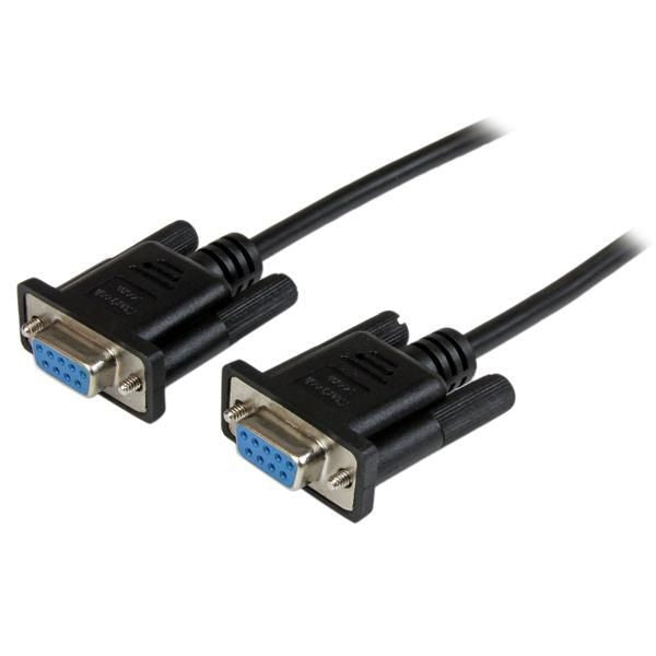 SERIAL NULL MODEM CABLE BLACK