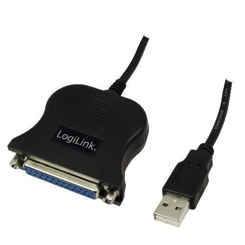 DB25/M, bidirect, black, 1.8