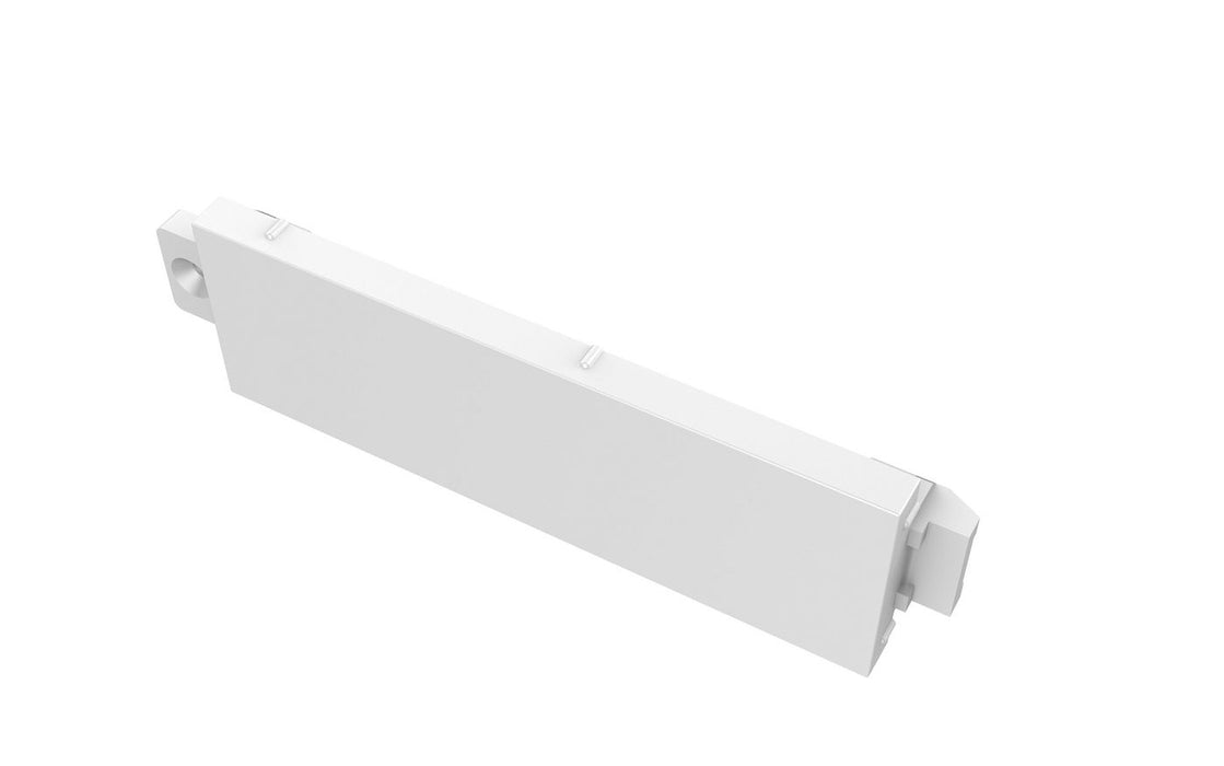 Modular AV faceplate component - white blank module - simple blank modules for blanking off unused slots in the surround - fixes into techconnect surr