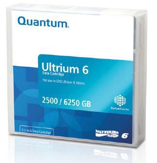 Ultrium 6, LTO, 2500 GB, 6250