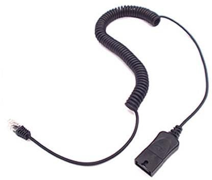 38232-01, 4 m, RJ11, Black,
