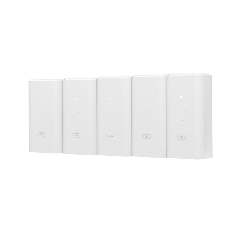 Ubiquiti Networks POE-24-12W-5P PoE Adapter Gigabit Ethernet (POE-24-12W-5P)