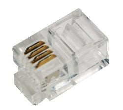 unshielded, 100pcs. RJ10 4P4C