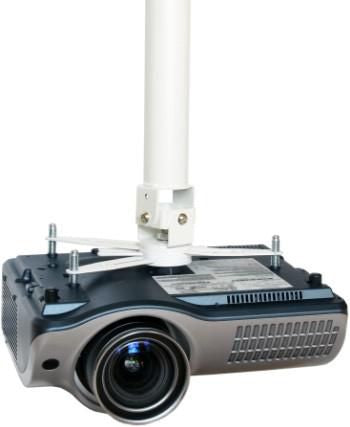 Vision TM-1200 - Mounting kit (ceiling mount) - for projector - satin white - ceiling mountable