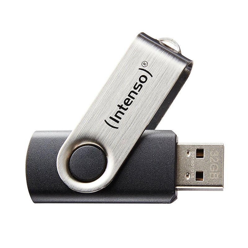 STICK 8GB USB 2.0 Intenso Basic Line Black/Silver