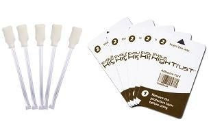 5 adhesive cards+ 5 swabs