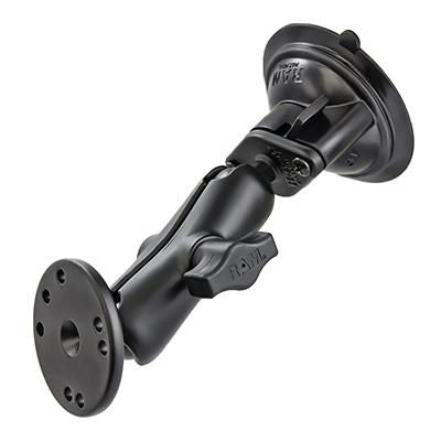Honeywell Double Socket Arm Double Socket Arm, Suction Cup Mount for Vehicle (RAM-B-166-202U)