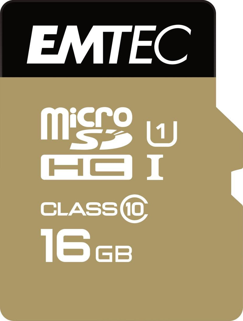 CARD Emtec m16GB UHS-I U1 EliteGold + Adapter