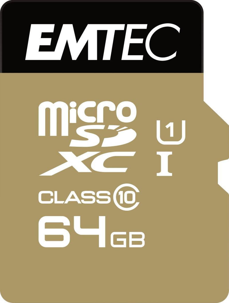 CARD Emtec m64GB UHS-I U1 EliteGold + Adapter