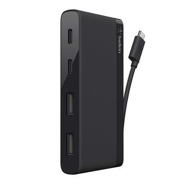 2XUSB A/2XUSB C BLACK