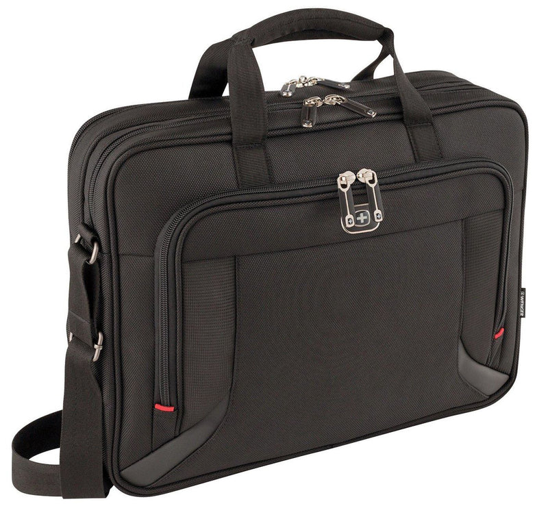 WENGER Prospectus Notebook Tasche fuer 35,8 bis 39,6cm 14,1 bis 15,6Zoll Toploader Tablet Laptop schwarz
