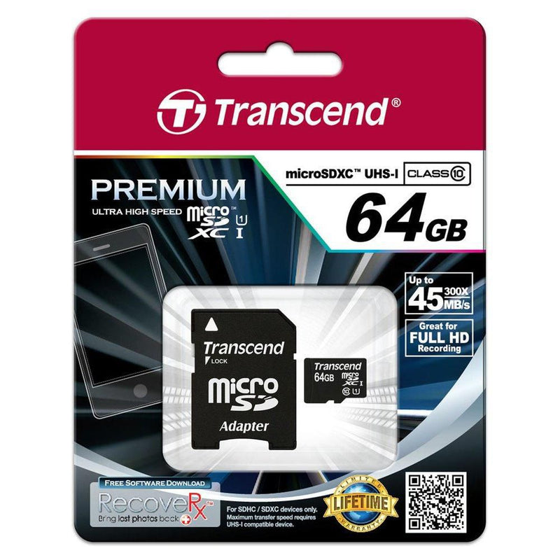 Incl. Adapter for SD format