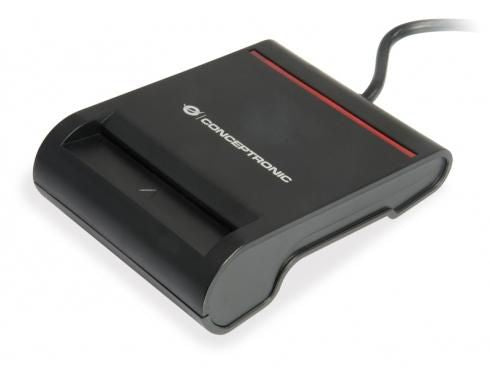 Smart ID Card Reader, Black,