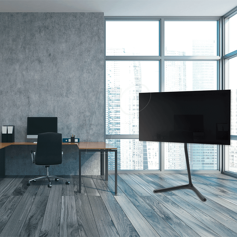 Logilink TV Floor stand, V-base, 49-70, black