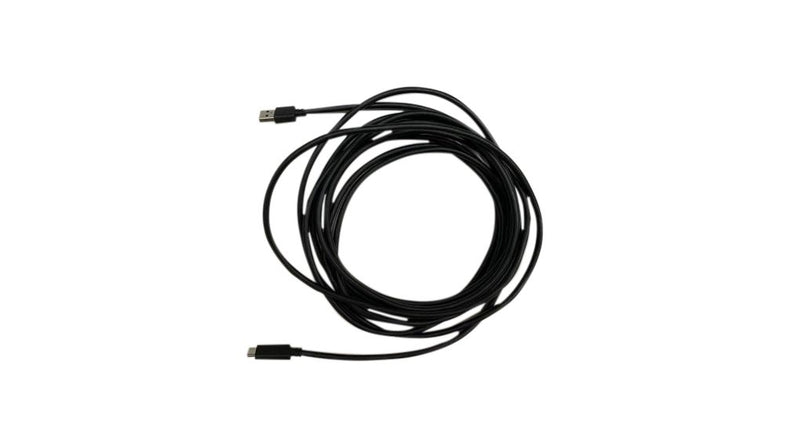 Lenovo - USB cable - USB 2.0 - 10 m - black - for ThinkCentre M75t Gen 2, M80q, ThinkSmart Hub 11H0, 11H1, 11H2, 11H3, ThinkSmart Hub 500