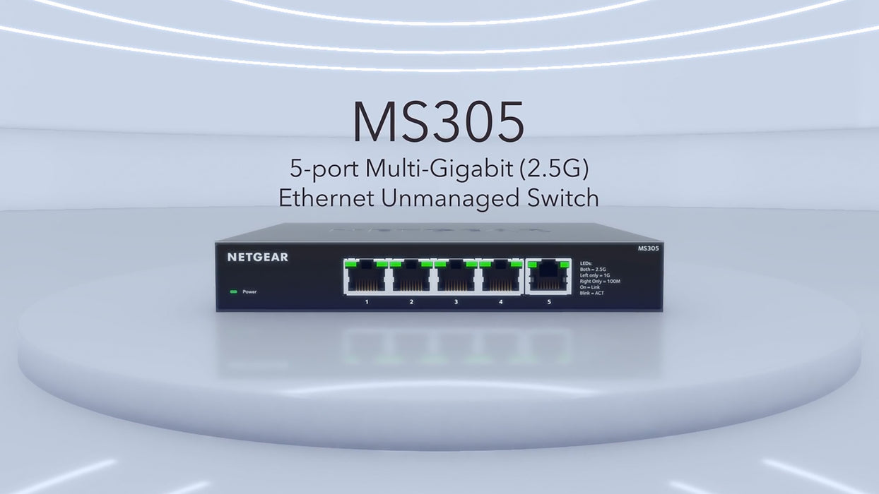 5-PORT MULTI-GIGABIT UNMANAGED