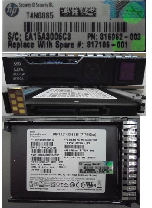 SATA interface 6Gb/se