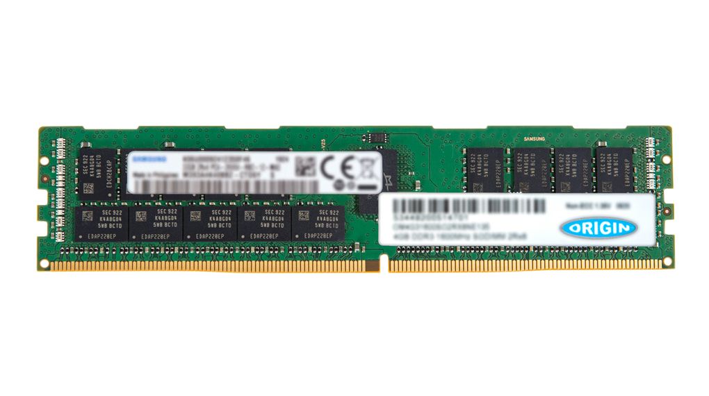 Origin Storage 16GB DDR4 2933MHz RDIMM 1Rx4 ECC 1.2V