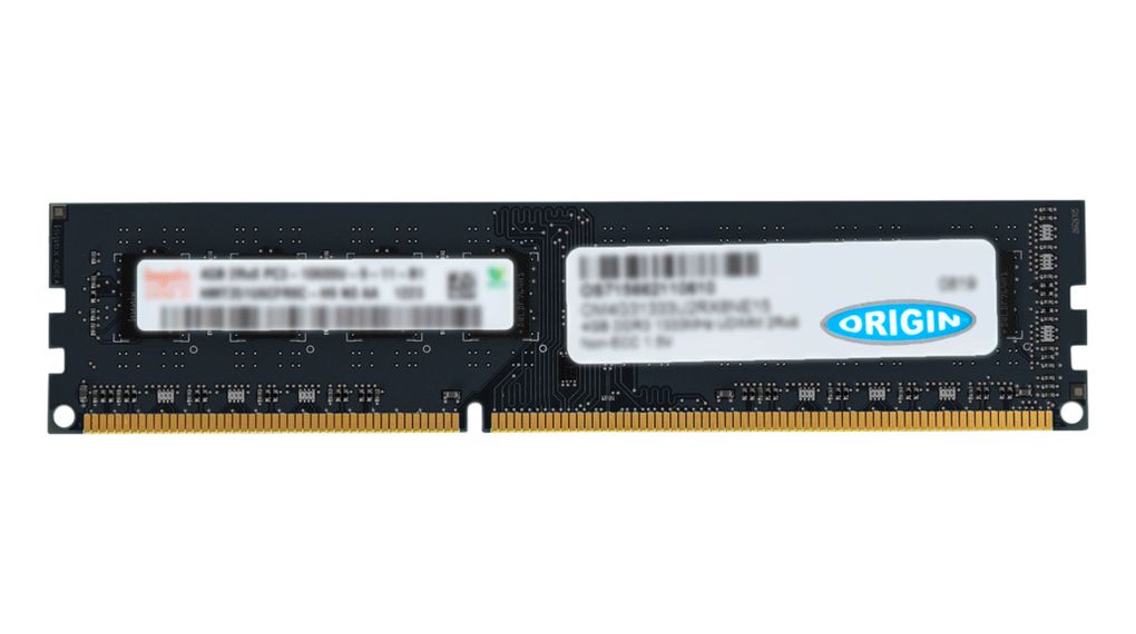 Origin Storage 4GB DDR3 1600MHz UDIMM 2Rx8 Non-ECC 1.5V
