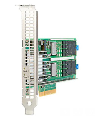 HPE NS204i-p Gen10 Plus - Storage-Controller - M.2 - M.2 NVMe-Karte / PCIe 3.0 (NVMe) - für Edgeline e920, ProLiant DL325 Gen10, DL360 Gen10, DL380 Gen