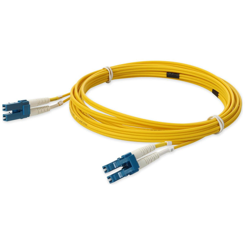 AddOn - Patch cable - LC/UPC single-mode (M) to LC/UPC single-mode (M) - 1 m - fibre optic - duplex - 9 / 125 micron - OS2 - halogen-free - yellow - f