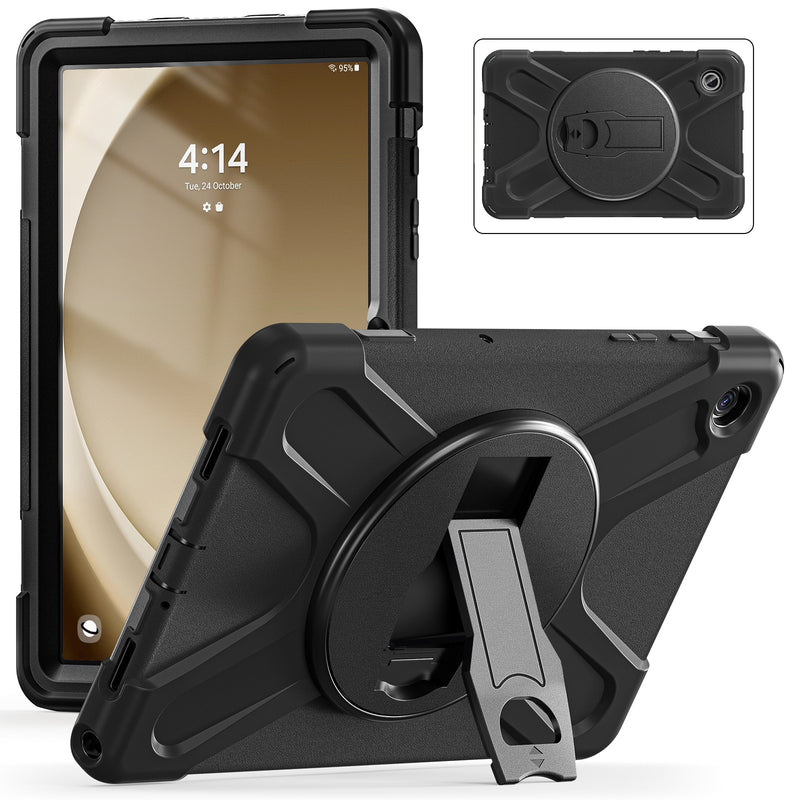 techair classic pro - Étui de protection pour tablette - robuste - silicone, polycarbonate - noir - pour Samsung Galaxy Tab A9+