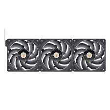Toughfan Ex12 Pro Pc Cooling Fan Swappable Edition 3 Fan Pack/Fan/120 X 25Mm/Pwm 500~2000Rpm/Magnetic Quick Connection/Swappable Fan Blade/Black