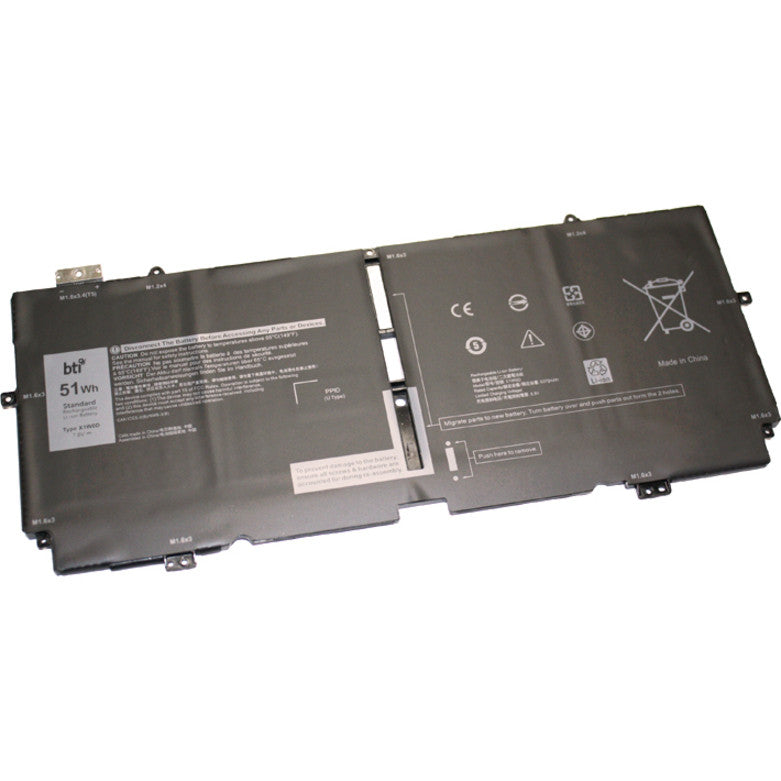 BTI 51Wh 4 cell DD9VF compatible battery for DELL XPS 13 (9310) 2-IN-1