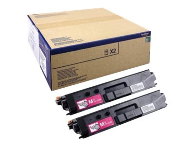 Brother Toner TN-329MTWIN Doppelpack Magenta (12000 Seiten)
