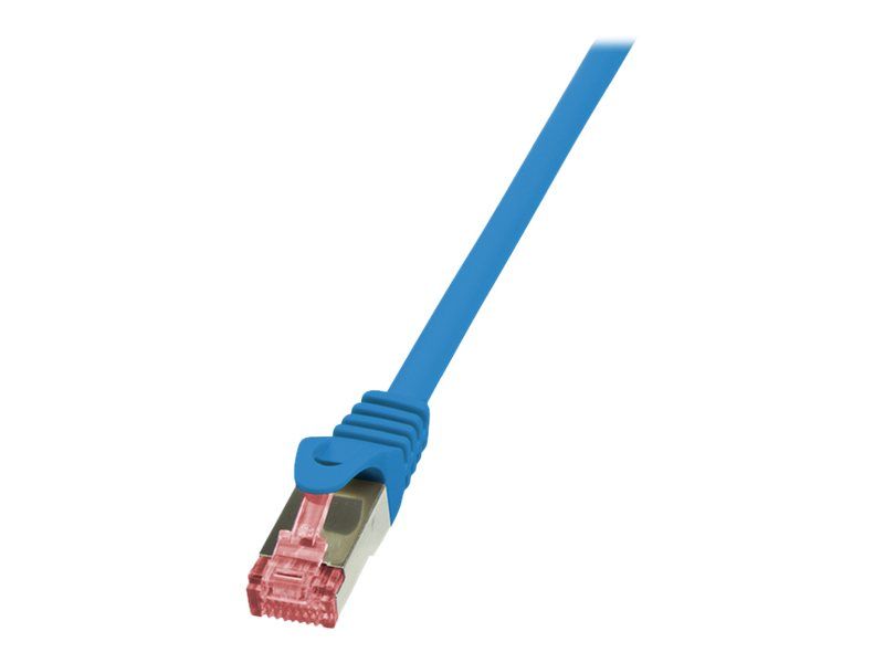 Logilink Patchkabel CAT6 S/FTP AWG27 PIMF 0,50m blau